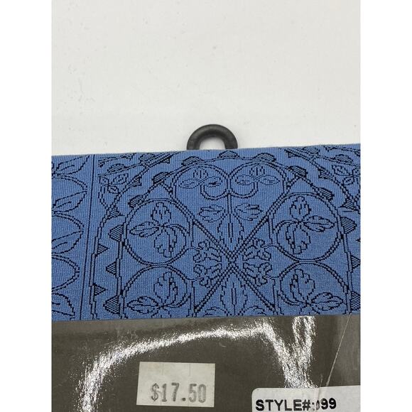 FRENCH CURVE Women's Blue Printed Stretch Pull-on Lightweight Leggings SZ M/L - Picture 4 of 9